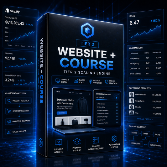Website + Blueprint Course